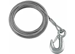 Draw-Tite Winch cable - 3/16in x 25 galvanized; 4,200 lbs breaking strength